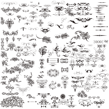 Ornament Retro, Vintage, Ornaments, Vector Png And - Vector Graphics (360x360), Png Download