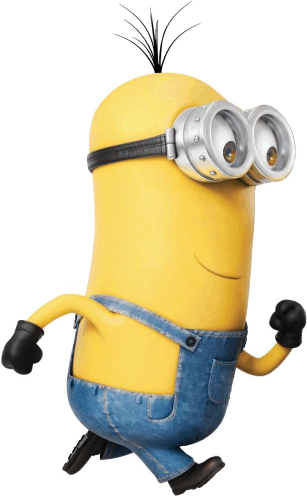 Minion Kevin Transparent Picture - Minion Corriendo Png (384x600), Png Download