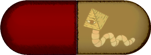 Pill - Cartoon (606x229), Png Download