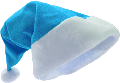 Plush Santa Hat Christmas Gift (768x500), Png Download