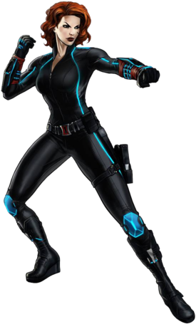 This Was A Pretty Quick, Simple Piece - Avengers Black Widow Png (321x480), Png Download