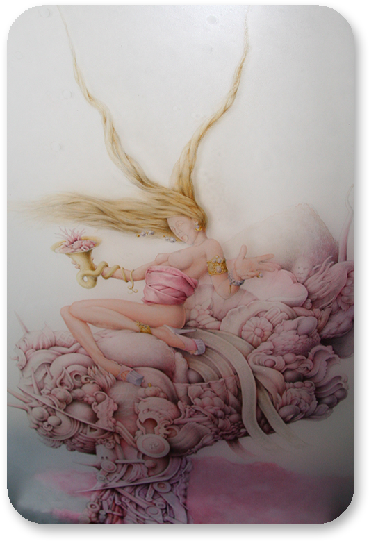 Finally The Painting Is Finished With A Number Of Thin - Portable Network Graphics (600x848), Png Download