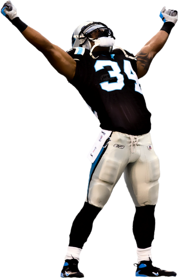 Nfl Football Player - Carolina Panther Players Png (650x975), Png Download