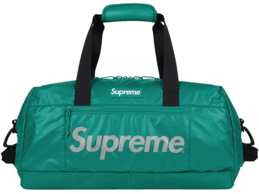 Duffle Bag Transparent Images - Red Supreme Duffle Bag (944x784), Png Download