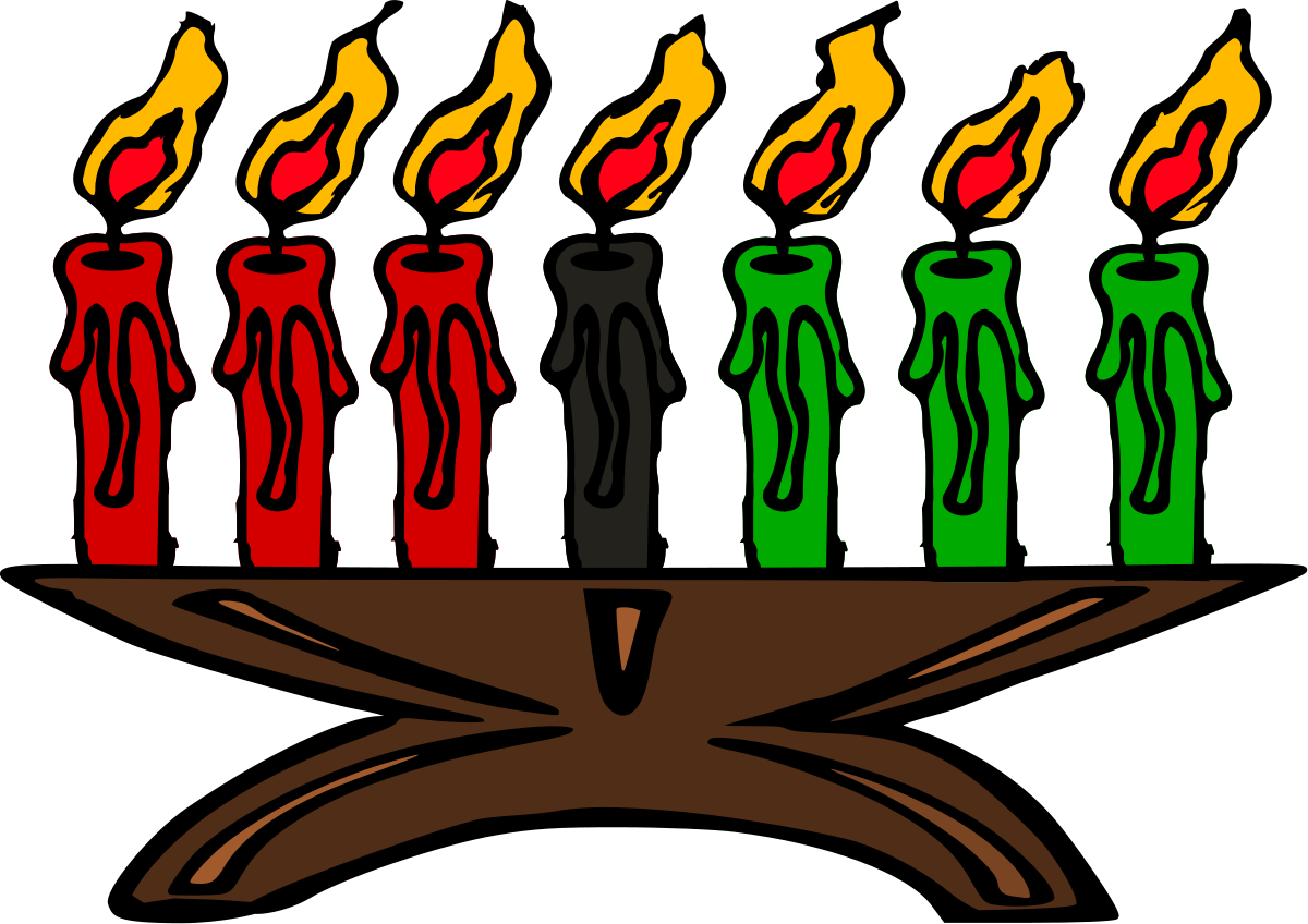 Kwanzaa Candle Svg Clip Arts 600 X 424 Px (600x424), Png Download