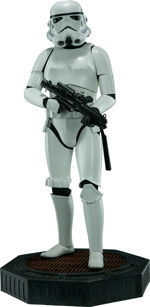Stormtrooper Legendary - Star Wars - Stormtrooper Legendary 1:2 Scale Statue (480x979), Png Download