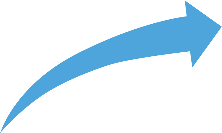 Arrow Clipart Swoosh - Slightly Curved Arrow (792x612), Png Download