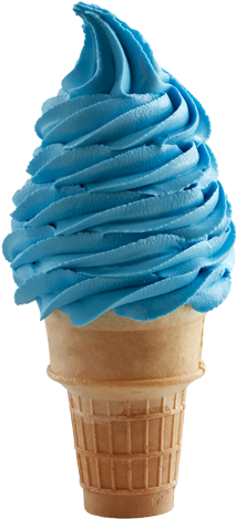 Blue Raspberry Soft Serve Ice Cream - Blue Raspberry Ice Cream (600x600), Png Download