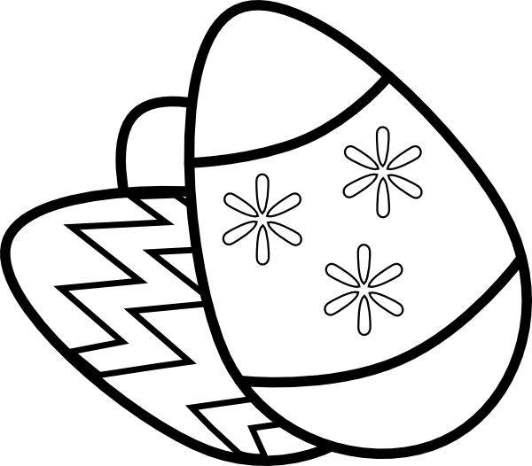 Easter Eggs Clip Art - Easter Eggs Drawing Png (600x526), Png Download