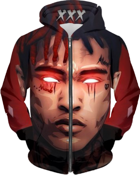 Share This Image - Xxxtentcion Art (480x600), Png Download