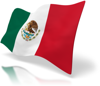 Mexican Flag Png - Mexican Flag Png Gif (400x300), Png Download