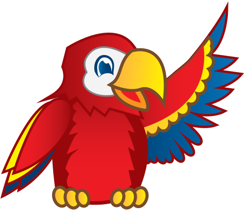 Island Waterpark Home Season Passes Now Available - Cartoon Parrot Png (500x431), Png Download