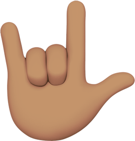 Love You Asl Wall Tapestry (571x571), Png Download