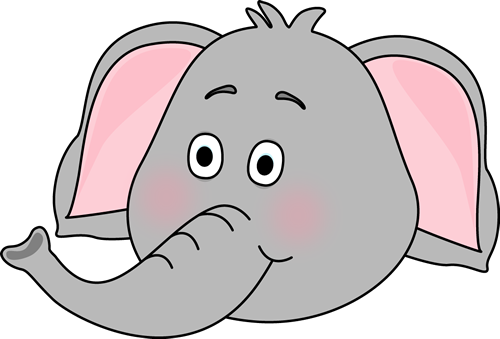 Png Freeuse Stock Collection Of Nose High Quality Free - Clip Art Elephant Face (500x339), Png Download