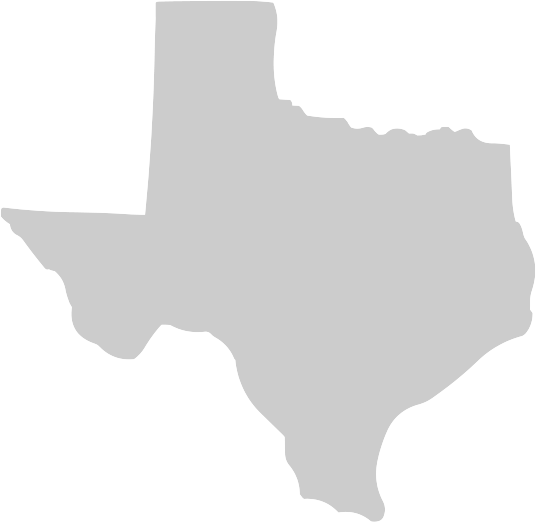 Texas Png Picture Free Stock - Gray Map Of Texas (536x522), Png Download