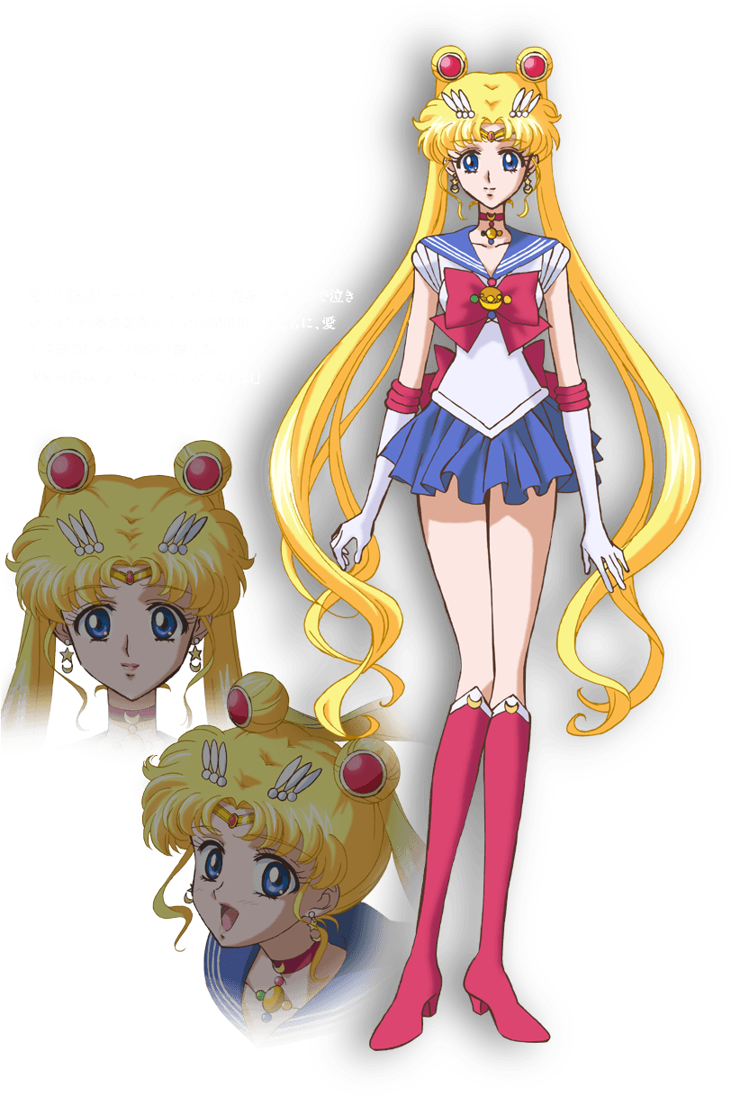 Moon 2 - Sailor Moon Character Design (880x1224), Png Download