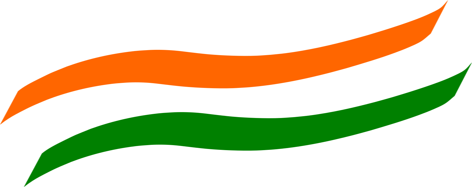India Flag Png Photo - Indian Flag Colour Png (1600x634), Png Download
