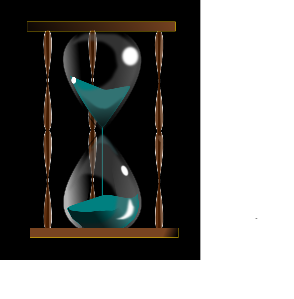 How To Set Use Hourglass Svg Vector (588x598), Png Download
