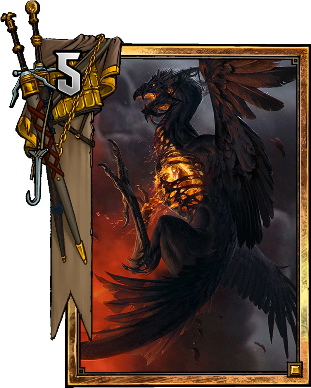 Around The Web - Phoenix Gwent Card (1071x1448), Png Download