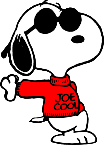 Joe Cool - Snoopy Joe Cool (424x589), Png Download