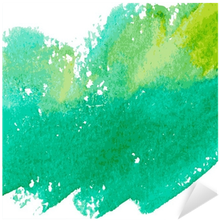Beautiful Green Watercolor Background Sticker • Pixers® - 在日常生活中體驗天主(再版) (400x400), Png Download