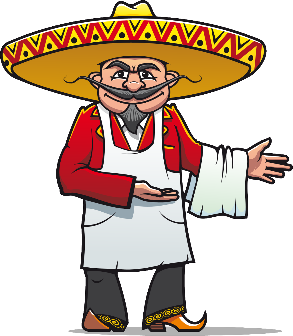 Exotic Style Catering Industry Chef Cartoon Background - Cook (1024x1175), Png Download