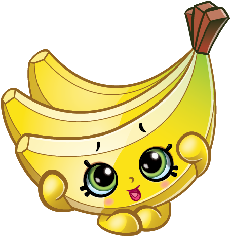 Buncho Bananas Shopkins Pinterest - Shopkins Banana (577x496), Png Download