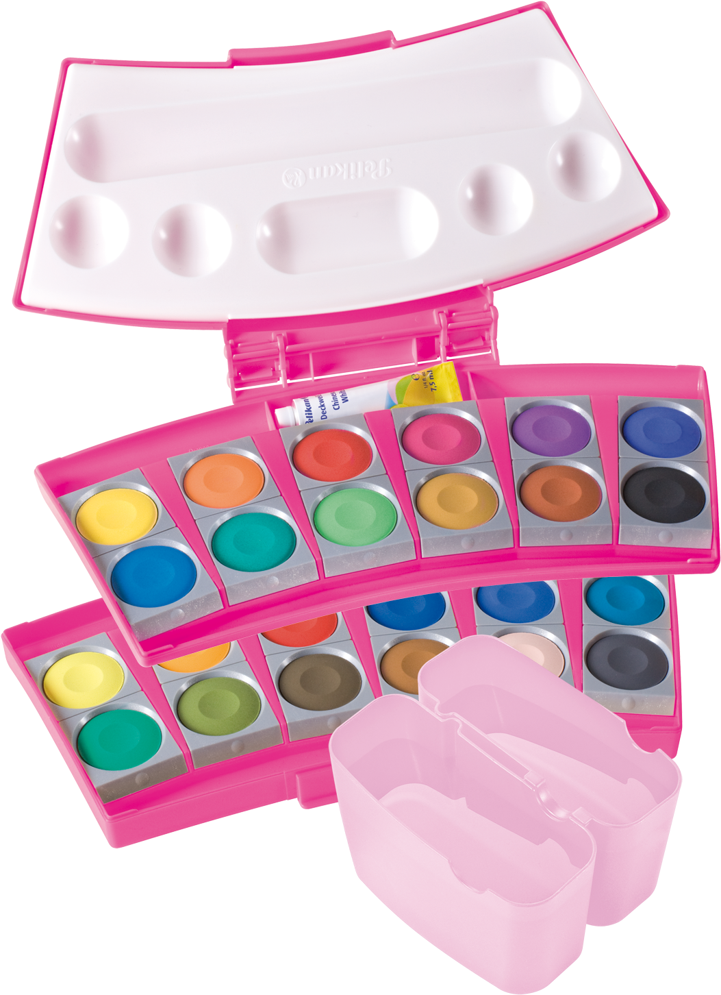 Paintbox Procolor Pink Opaque 24 Colours - Pelican Pc/12 - Deck Paint