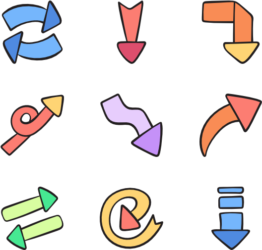 Arrows - Vector Icon Brain (600x564), Png Download