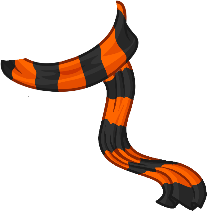 Halloween Scarf - Scarf Png (701x773), Png Download