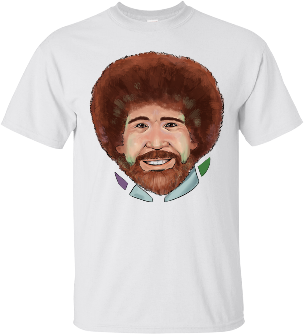 Bob Ross Shirt - Shirt (1155x1155), Png Download