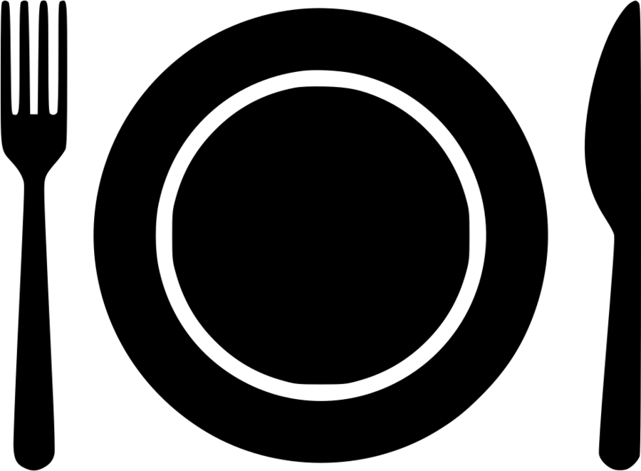 Plate Icon Png Clipart Fork Clip Art - Plate And Fork Icon Png (900x661), Png Download