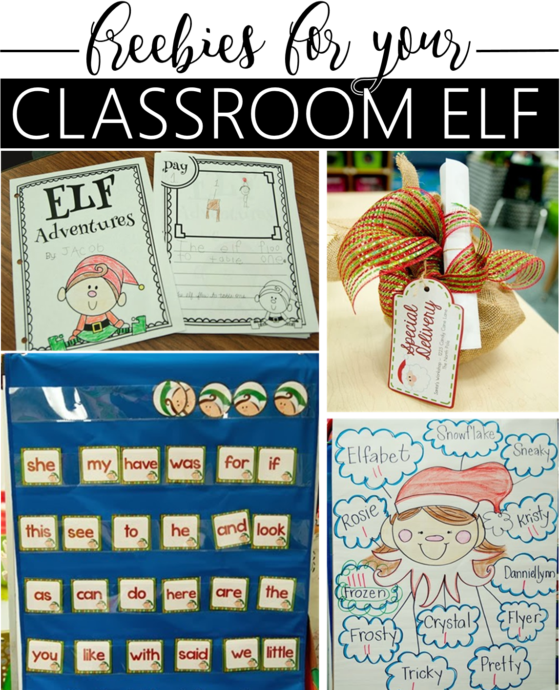 Classroom Elf Freebies & Ideas - Needlework (1147x1414), Png Download