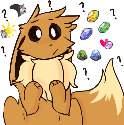 Sad Little Eevee - Pokemon (500x500), Png Download
