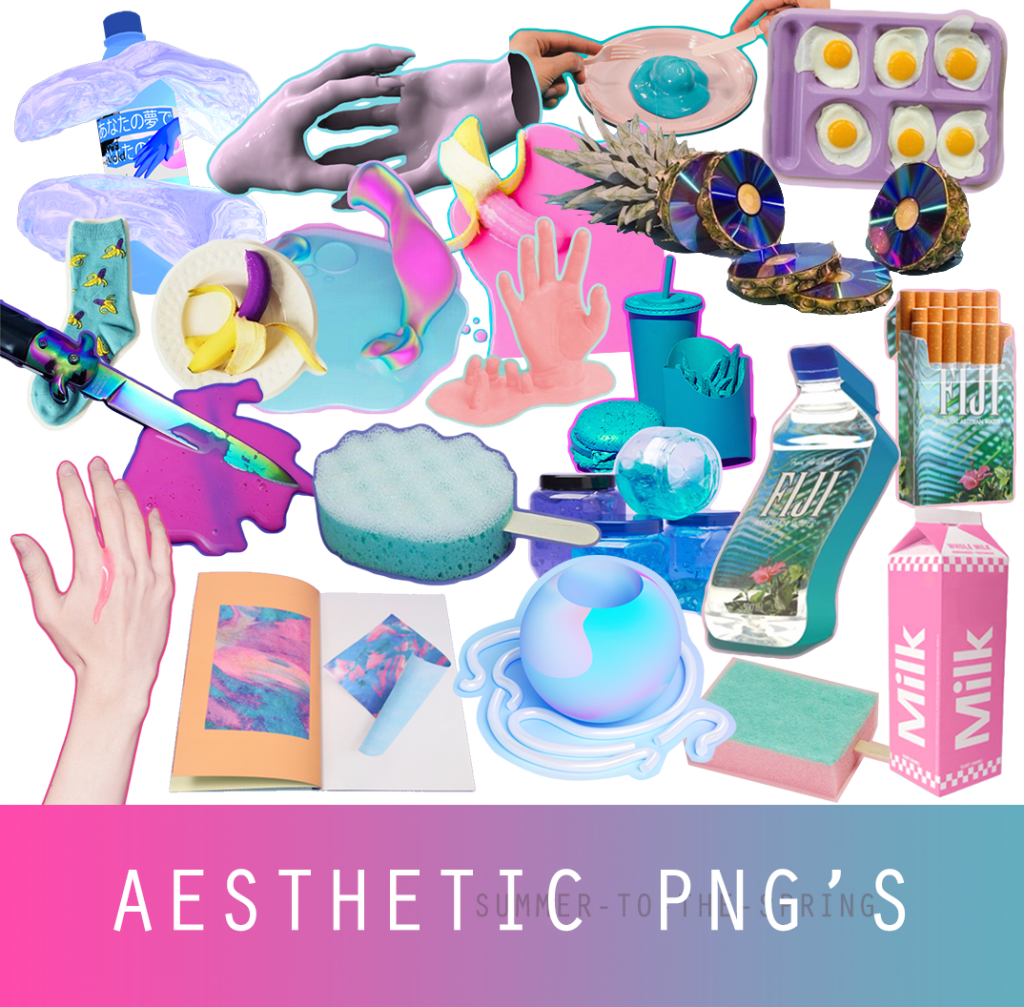 Net Art Png Pack - Vaporwave Pack (1024x1007), Png Download