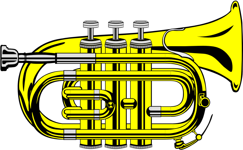 Clipart - Pocket Trumpet - Peter Ram All Ah We (800x800), Png Download