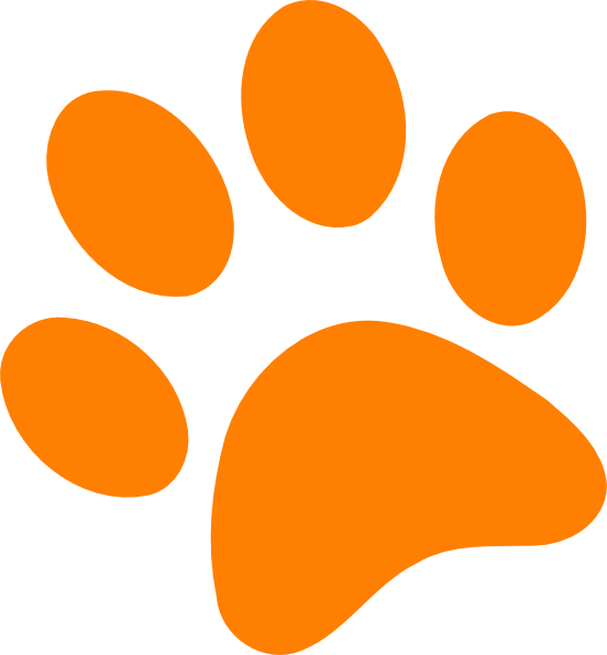 Dog Paw Prints Dog Paw Print Clip Art Free Clipart - Paw Patrol Yellow Paw Print (552x596), Png Download