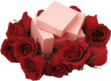 Rose & Goat Milk Soap - Red Aesthetic Png Transparent (441x328), Png Download