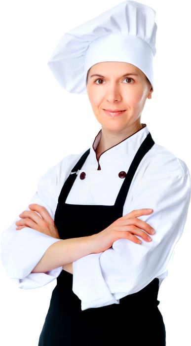 Female Chef Png - Momos Banner (387x701), Png Download