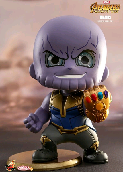 Avengers Infinity War - Thanos Cosbaby (600x600), Png Download