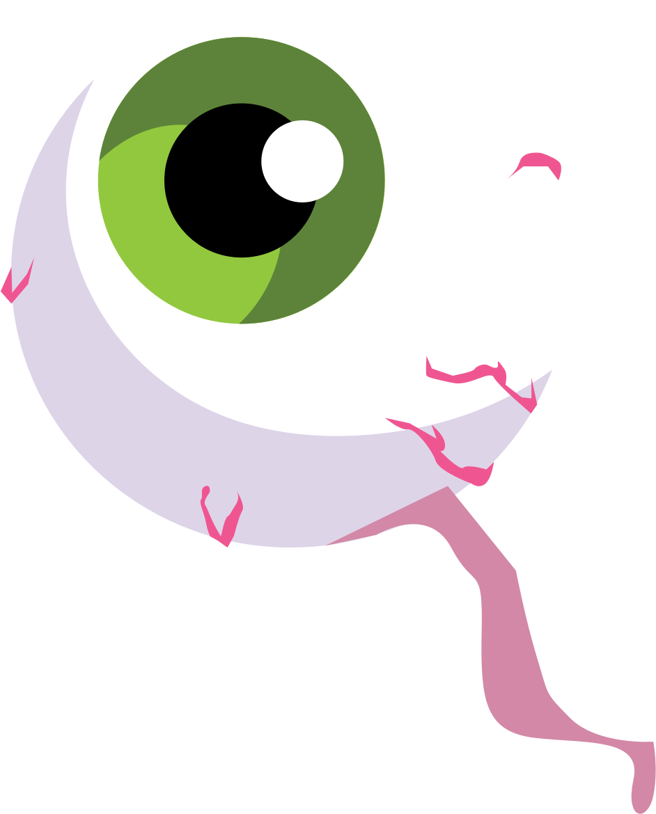 This Free Icons Png Design Of Spooky Eyeball (942x1170), Png Download