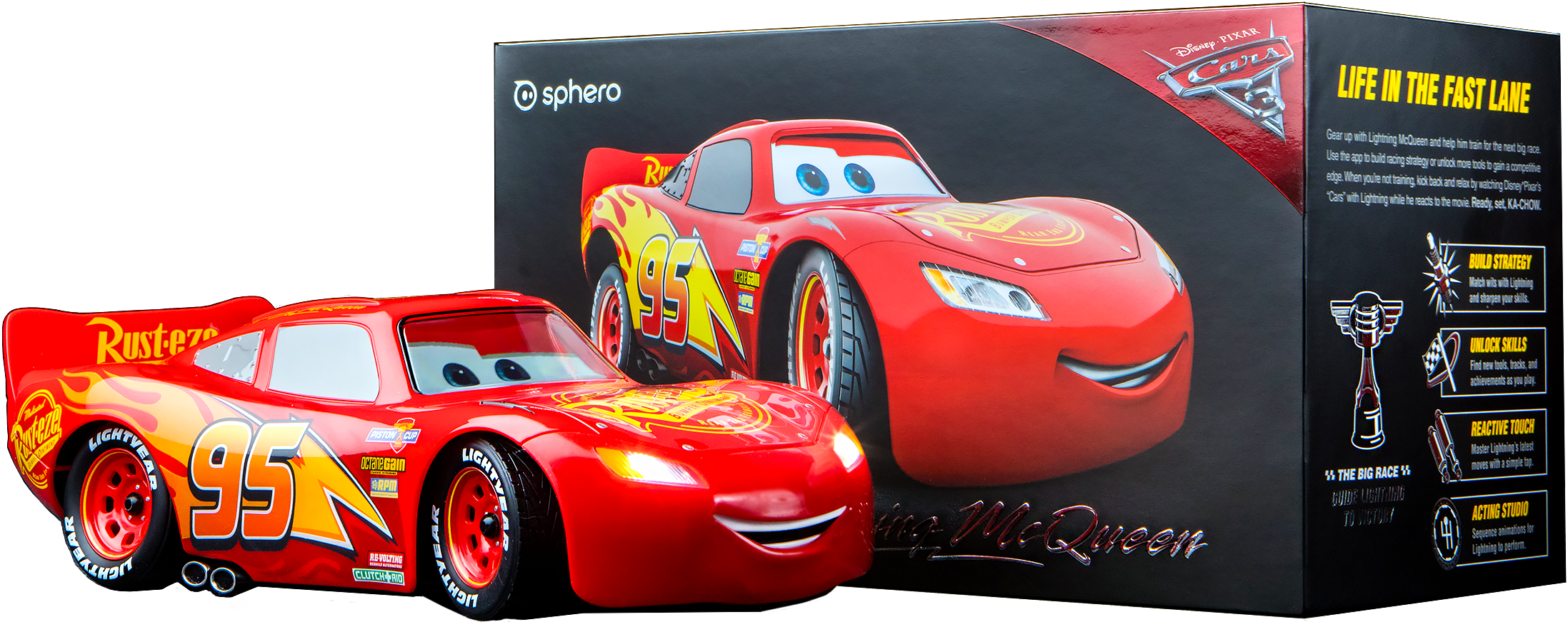 Bringing Mcqueen To Life - Cars 3 Ultimate Lightning Mcqueen (2402x1027), Png Download