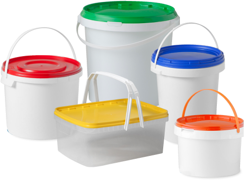 Plastic Bucket Png Clipart - Plastic Clipart Png (563x429), Png Download
