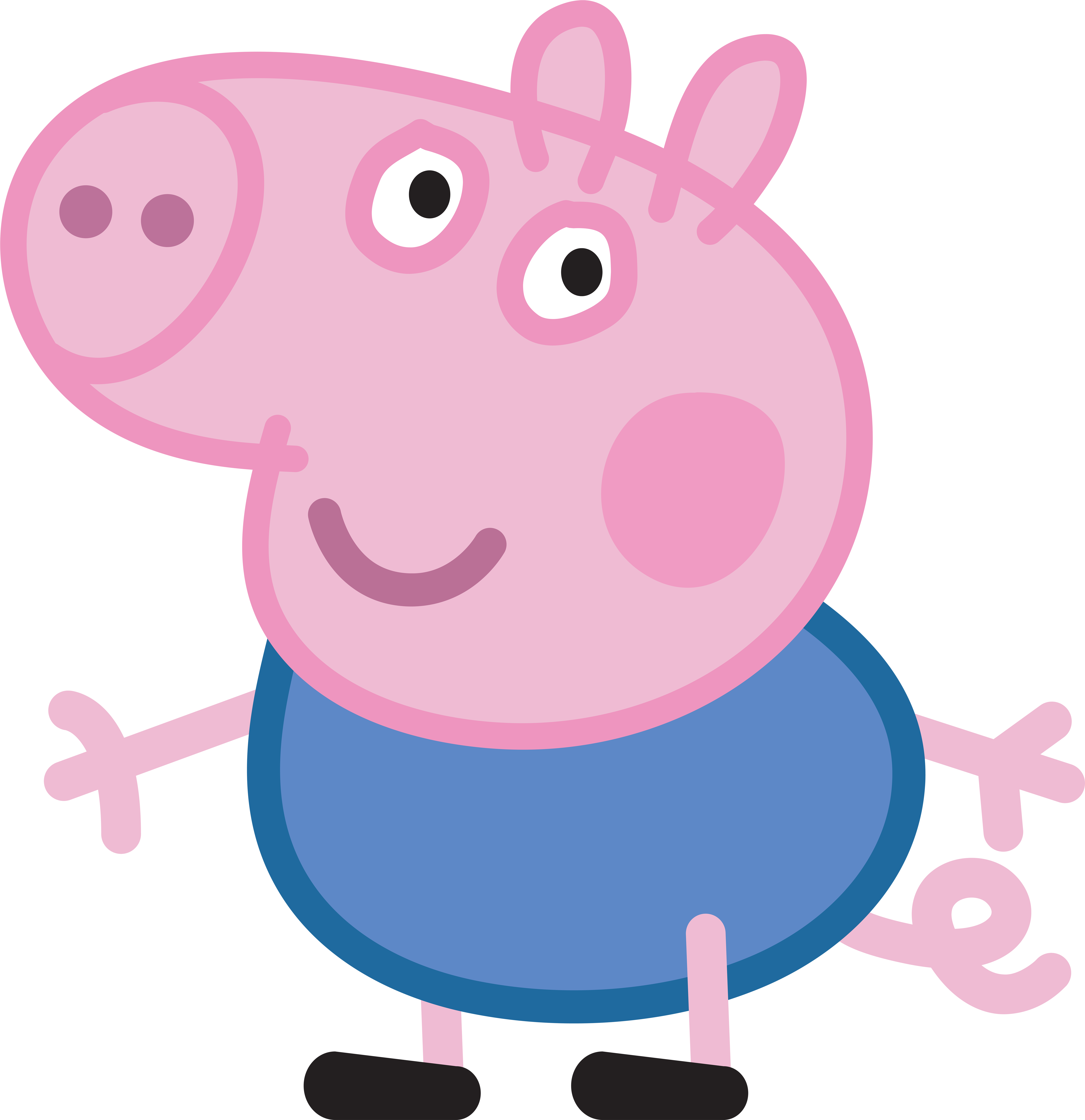 George Peppa Pig Png (7755x8000), Png Download