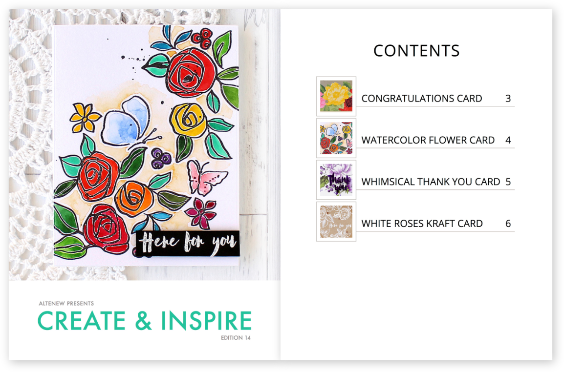 About - Altenew Clear Stamps - Bamboo Rose (1200x800), Png Download
