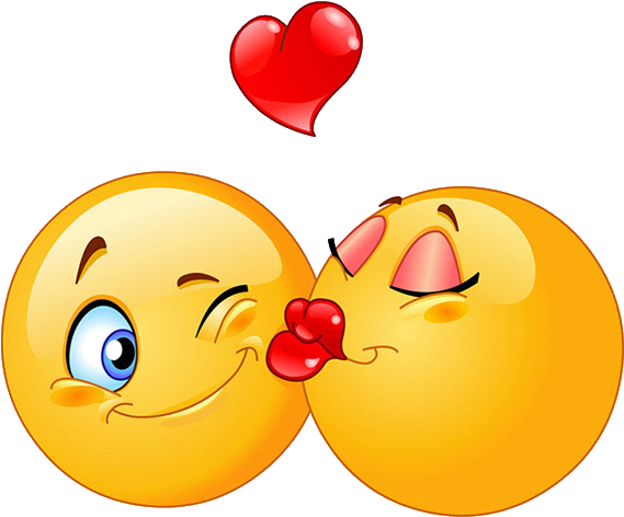 Jpg Free Emoticon Kiss Clip Art Sweet Transprent Png - Emoticon Beso Con Corazon (679x643), Png Download