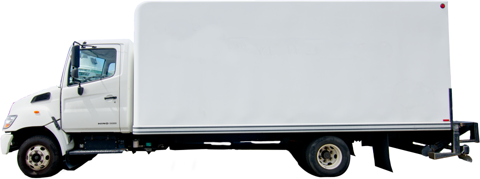 Png Truck - White Truck Transparent Background (1000x386), Png Download