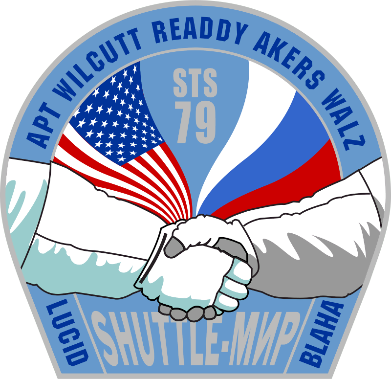 Nasa's Patch - Sts 79 (800x775), Png Download