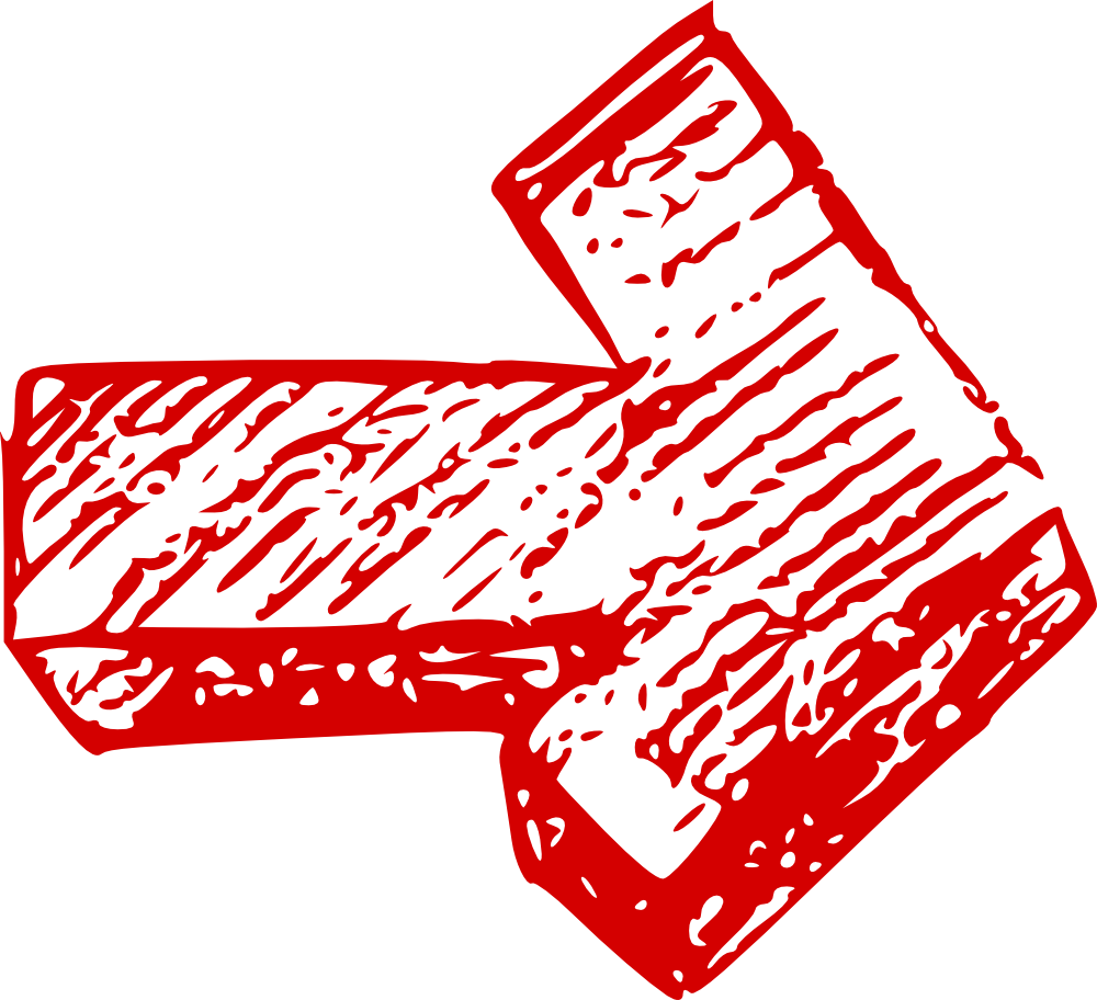 Free Download - Red Hand Drawn Png (1000x912), Png Download