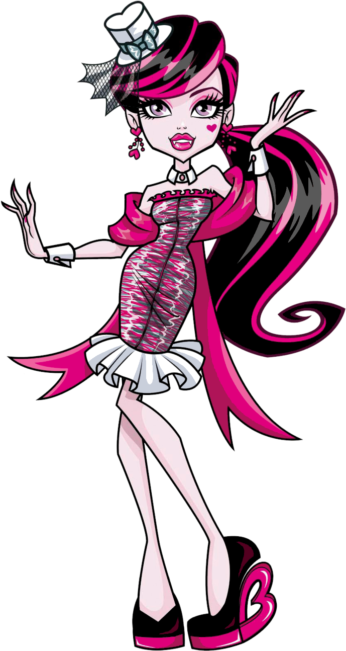 Dawn Of The Dance - Monster High Dawn Of The Dance Draculaura (754x1314), Png Download